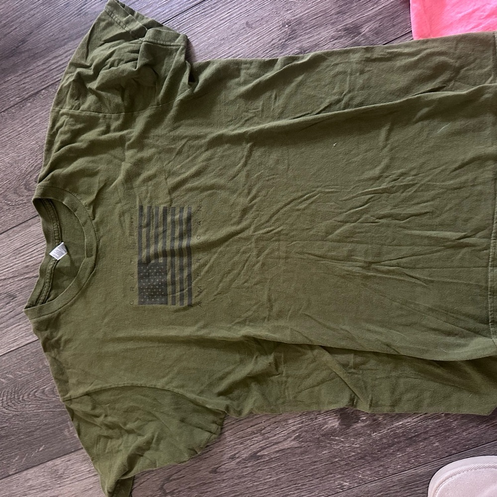American Apparel Green Short Sleeve Tee